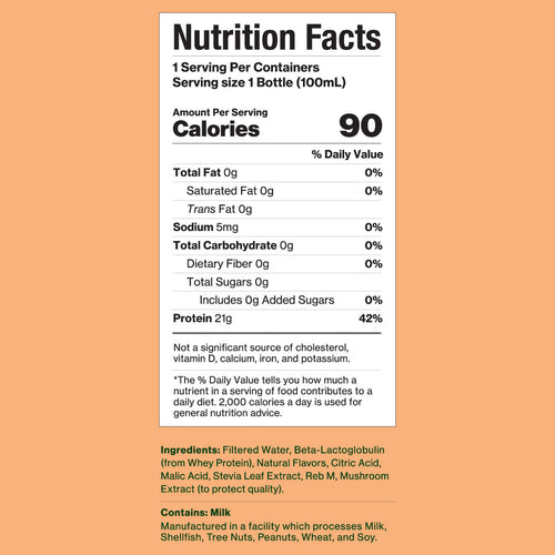 Protein Shot - Orange Creamsicle - 12 Pack